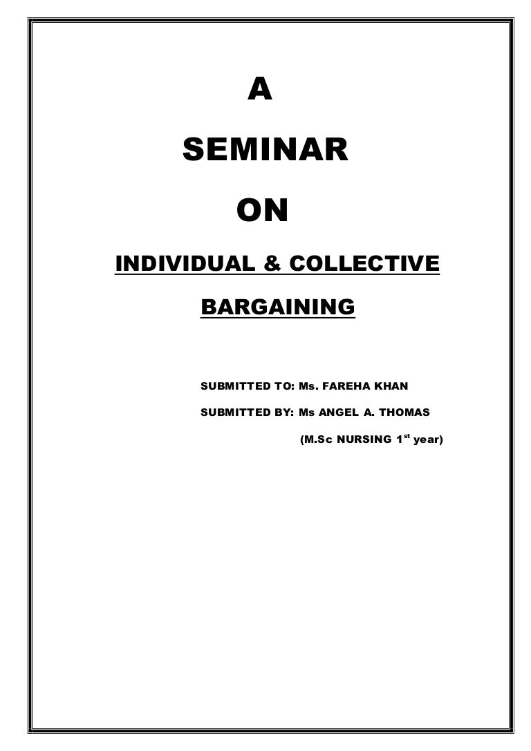 What does bargaining mean What does bargaining mean
